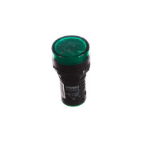 Лампа ANDELI AD16-22DS, LED, матрица, d22мм, зеленый, 24В, AC/DC ADL10-139