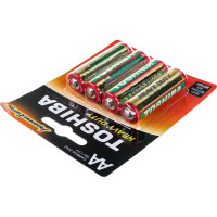 Солевой элемент питания Toshiba R6 KG 4/card 3402
