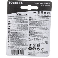 Солевой элемент питания Toshiba R6 KG 4/card 3402