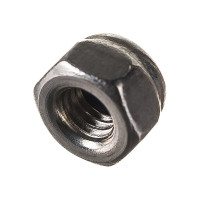 Гайка с контрящим кольцом КРЕП-КОМП нержавейка, DIN 985, А2, М3 100 шт. гсн3мф