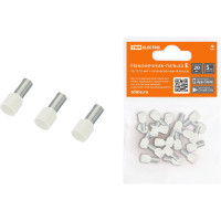 Наконечник-гильза TDM ELECTRIC Е10-12 10мм2 с изолированным фланцем 20шт SQ0568-0037