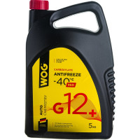 Красный антифриз WOG G12+ 5 кг WGC0114
