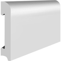 Напольный плинтус Stenopol 80х13х2000 мм под покраску C7037