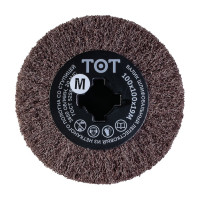 Шлифовальный валик нетканый (100х100х19 мм; AM MEDIUM) TOTFLEX 4631159668740