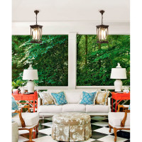 Садово-парковый светильник FERON серии «Лион», PL652 60W, E27, IP44, коричневый, 4-х гранник 11650