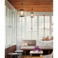 Садово-парковый светильник FERON серии «Лион», PL652 60W, E27, IP44, коричневый, 4-х гранник 11650