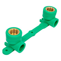 Водорозетки на планке с внутренней резьбой Blue Ocean 20х1/2, полипропиленовые, зеленые PPRF/ITWMD90E(G)-20х1/2"