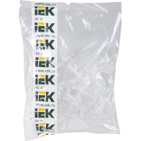 Дюбельный хомут IEK ХД 7х150 белый, 50 шт. UHH80-7-150-50-K01-F