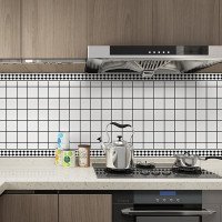 Самоклеящаяся ПВХ плитка LAKO (белая плитка; 17 шт.; 3.06 кв.м) LKD-PH005