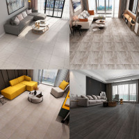 Самоклеящаяся ПВХ плитка LAKO (светло-коричневый мрамор; 28 шт.; 2,52 кв.м) LKD-81019-1