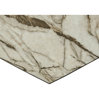 Самоклеящаяся ПВХ плитка LAKO (светло-коричневый мрамор; 28 шт.; 2,52 кв.м) LKD-81019-1