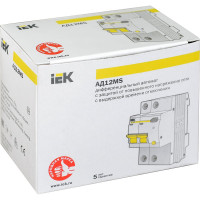 Дифференциальный автомат IEK АД12MS 2Р 50А 100мА MAD123-2-050-C-100