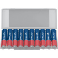 Батарейки мизинчиковые алкалиновые ААА ФОТОН LR03 набор 10 шт, пластиковый кейс 24243