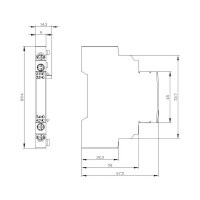 Боковой блок-контакт для автоматического выключателя Siemens 3RV2 3RV2901-1A