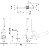 Механический зажим HS CLAMP HS-102-В