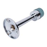 Дверной ограничитель Стандарт (европакет; прямой; хром) 11102