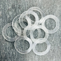 Набор прокладок Профитт прозрачный ПВХ пластикат, 1 1/4", 24х37 мм, 10 шт. 9273262