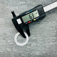 Набор прокладок Профитт прозрачный ПВХ пластикат, 1 1/4", 24х37 мм, 10 шт. 9273262