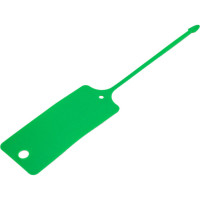 Бирка для ключей AutoGrand зеленая ламинированная 100 шт в упаковке 010014AG