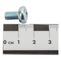 Винт BEFAST DIN 7985, полусфера, полная резьба, покрытие цинк, 6х10, 50 шт. 7985F0601050S