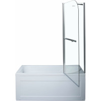 Шторка для ванны Aquanet 150x120, стекло 6 мм, прозраная 00209412