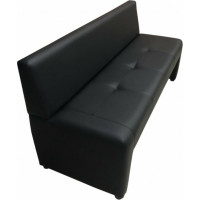 Диван Мягкий офис Ритм трехместный черный РТ301ЧН