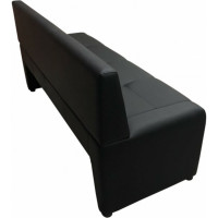 Диван Мягкий офис Ритм трехместный черный РТ301ЧН