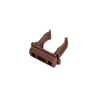 Крепеж-клипса для трубы TDM ELECTRIC 20 мм, ЭКО, бук, 10 шт. SQ0405-0042