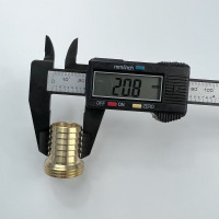 Штуцер латунный наружная резьба 3/4" х 19 мм Профитт 2101601