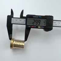 Штуцер латунный наружная резьба 3/4" х 19 мм Профитт 2101601