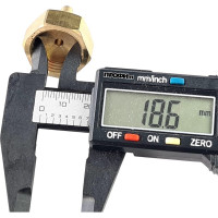 Наконечник латунный с подвижной гайкой внутренняя резьба 1/2 х елочка 6 мм + хомут Профитт 4823396