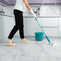 Отжимная швабра PALISAD Home 120 см, насадка из микрофибры, 120 г 935095