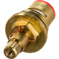 Керамическая кран-букса Профсан ПСМ 1/2", 15 шлицов 2 резьбы PSM-1291-15