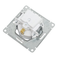 Розетка Systeme Electric AtlasDesign Art Бел с/з со шторками, 16А, механизм SE ATN200145