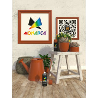 Аэрозольная краска MONARCA RAL8023 оранжево-коричневый 18023