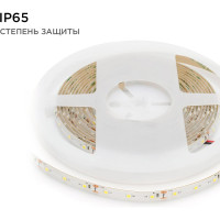 Светодиодная лента Apeyron 12В, 4,8Вт/м, smd3528, 60д/м, IP65, 280Лм/м, ширина подложки 8мм, 5м/147