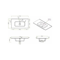 Керамическая раковина BelBagno BB700/390ETL