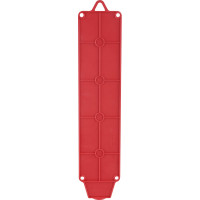 Каучуковая колодка duwi с крышкой с заземлением 4 гнезда 16A IP44 красная 27467 4