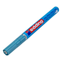 Глянцевый лаковый маркер Edding округлый наконечник, 0.8 мм, голубой металлик E-780#70