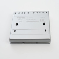 Трехклавишный беспроводной выключатель FERON TM83 230V, 500W, серебро 41721