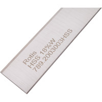 Нож строгальный (200x30x3 мм; HSS 18% W качество) ROTIS 789.2003003HSS