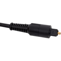 Оптический кабель Cablexpert Toslink 2xODT M/M, 2м, черный, пакет CC-OPT-2M