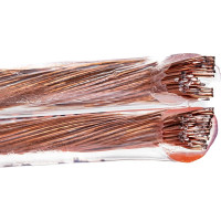 Акустический кабель Cablexpert 2x2.5мм2, медь, 50м, прозрачный с оранж.пол., на катушке, CC-TC2x2,5-50M