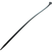 Ленточный хомут с нейлоновым язычком BERNER черный, 380x7.8 369986