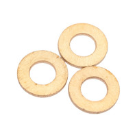 Круглая шайба без фаски DINFIX DIN 125А, латунь, М4, 10 шт. 00-00001732
