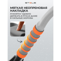 Щетка для машины от снега STELS 63 см, скребок 10 см // 55303