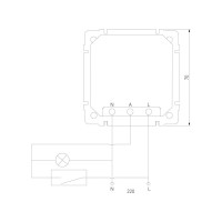 Двухпроводный датчик движения WERKEL W1155103 500 Вт слоновая кость a054897