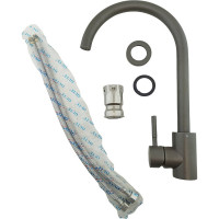 Смеситель для кухни OUTE из нержавеющей стали SUS 304, титановый T40313BY