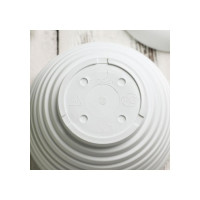 Горшок для цветов с поддоном СИМАЛЕНД Алиса 0.5 л, 13х8 см, белый 5221712