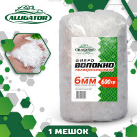 Фиброволокно GAVIAL ( Фибра ) полипропиленовое, 6 мм 600 г/ меш; (0,6 кг/ меш ) 1851